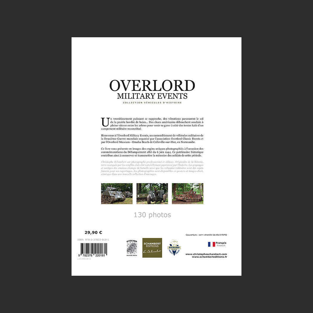 Livre photo Overlord Military Events - Dos.