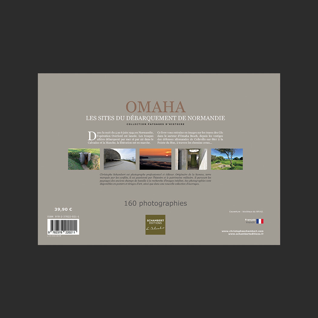 Livre photo Omaha Les sites du débarquement de Normandie - Dos.